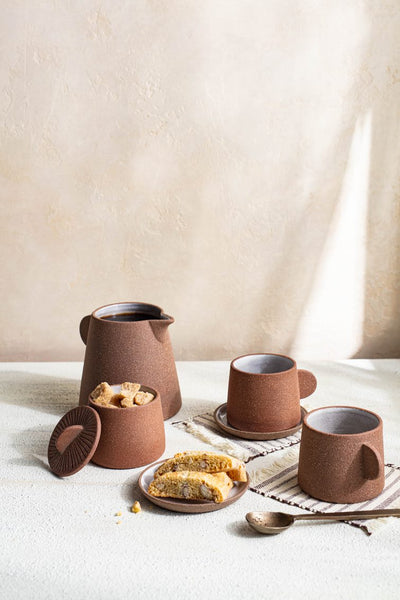 Citrine Canyon Set of 3 Spice Jars, Size Small, Terracotta