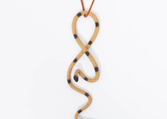 Ceramic Wall Snake Ornament