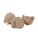 Fox and Hedgehog Bramley Candle Holder. Intricate design features carefully crafted metal branches that cradle the candle for a unique and romantic look. Incredibly versatile, this piece can be used to create an intimate ambiance or simply as a beautiful home accent.